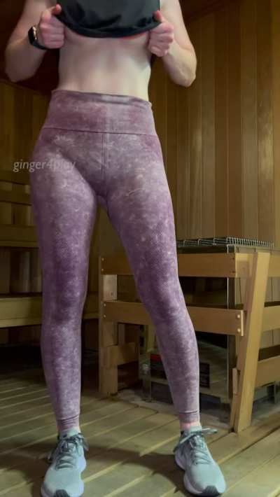 Sauna room fuckdoll