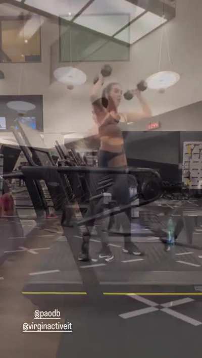Paola DB training 🏋&zwj;♀️