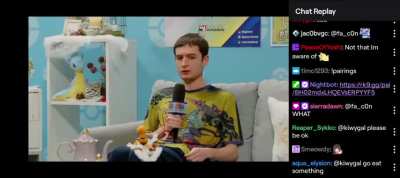 Extremely odd moment at the Birmingham Regional (Max Waterman calling out Wolfe Glick during an interview)