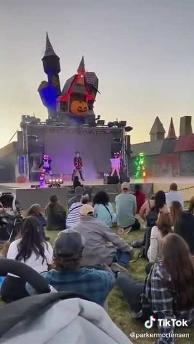 just a "tad bit" overkill for the crowd