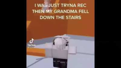 His grandma fell
