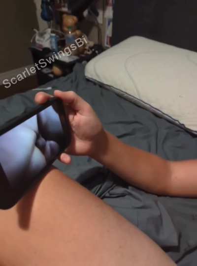 If your man loves watching videos of you getting fucked while you stroke him, enjoys hearing about you getting filled with cum and impregnated by another man&hellip; well, the hotwife lifestyle is definitely for you! (Sound on)