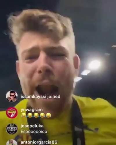 Alberto Moreno (after the game): &ldquo;VAMOS! You'll never walk alone. You'll never walk alone.&rdquo;