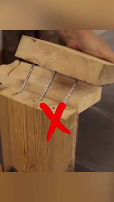 Two types of nailing