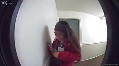 to open your home door with your card from work
