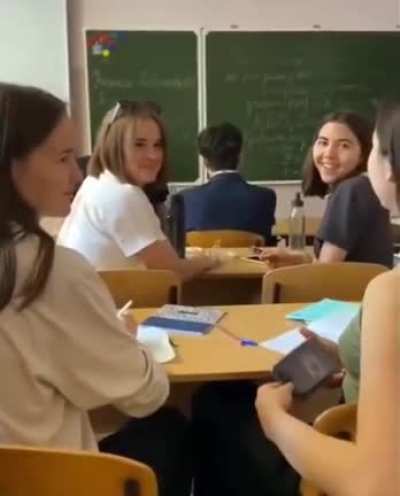 *When we hear drums playing in the background