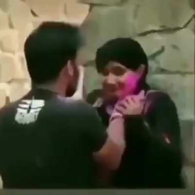 Happy holi to all my muslimah ladies. In the morning I will apply different colours, but at night you will be drenched by my uncut pichkari which has white colour. Happy Holi 😋