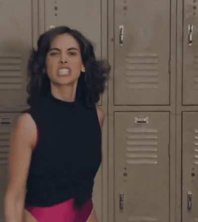 Alison in the GLOW Season 2 "Maniac" promo (2018)