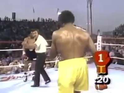 When these two legends stepped into the ring to face one another, I don&rsquo;t think no one expected such a one sided total domination destruction by Hearns. What was also awesome was seeing Hearns extend his glove to Duran at the end of the first round to tou