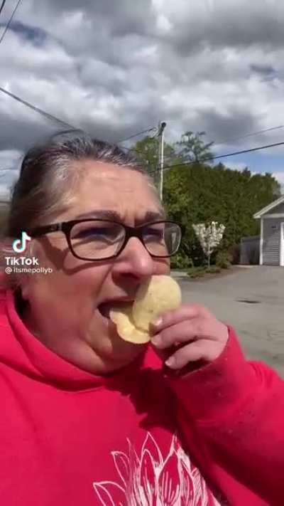 Pretend you're holding a chip