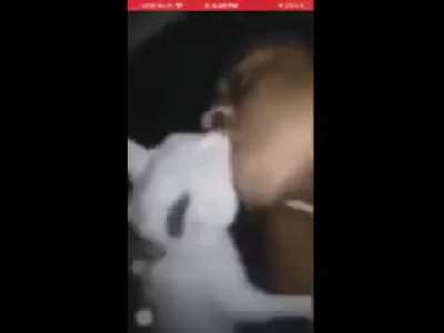Blursed_guy kissing cat