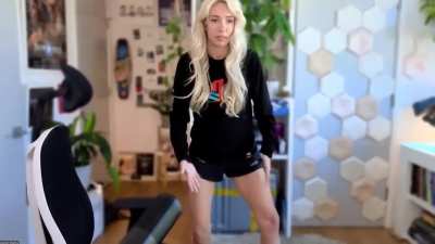 Don't know what moron said she was overweight. She literally got abs