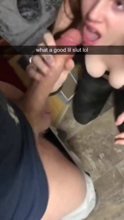 Blowjob at a house party