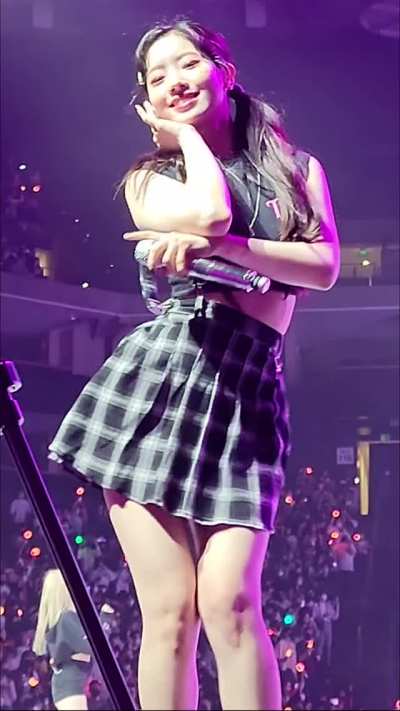 I think Dahyun is teasing you to come put it in her