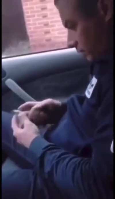 playing with a grenade inside a car