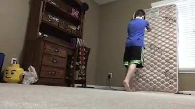 He just missed the landing.