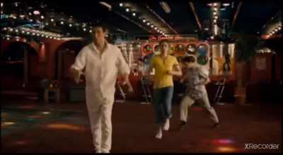 The dance scene from "The Inbetweeners"