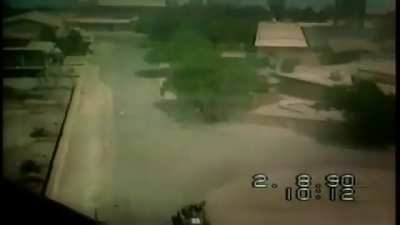 Footage from August 2nd, 1990 that shows Kuwaiti infantry, national guard and amiri guard (king&rsquo;s guards) fighting Iraqi marines, airborne and armored units. In this battle Iraqi forces lost a special forces company in multiple helicopter shoot downs.