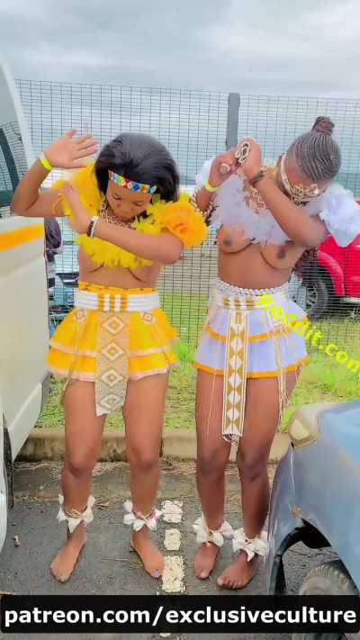 Yellow and white
