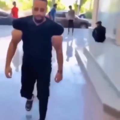 Omg! His arms