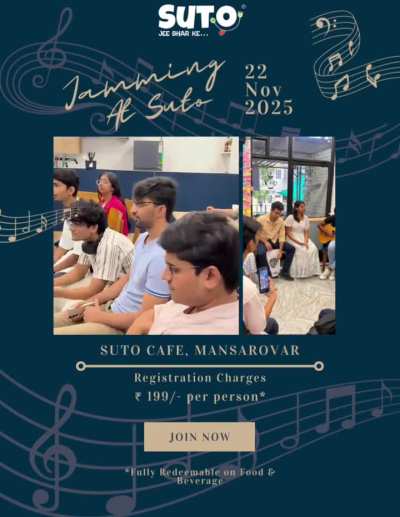 SATURDAYS AT SUTO - Jamming session for music lovers… Would love my fellow Redditor’s to join us.