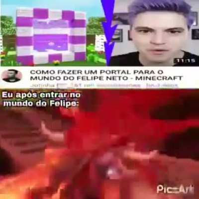 pior &eacute; que eu ja destrui o mundo do felipe
