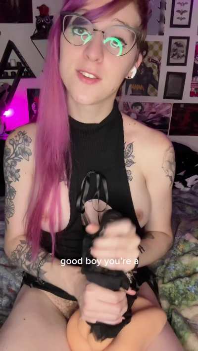 "Please make me cum like last time, Mommy? 🥺" No self respecting mommy could resist