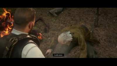 My $500 horse wandered into a cutscene, and this happened&hellip;