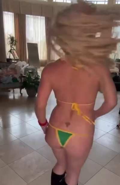Green bikini