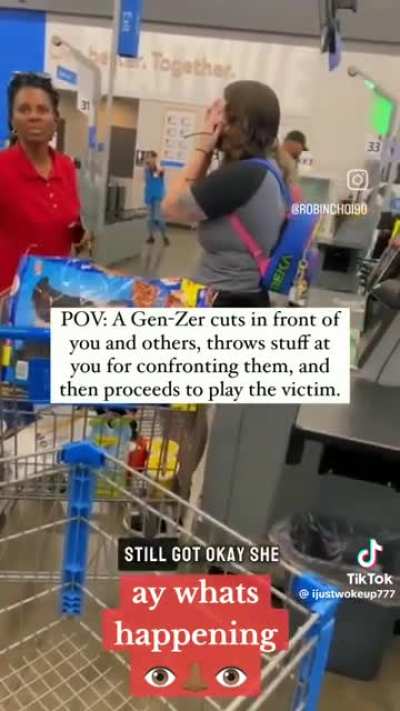 Huge freakout at Walmart
