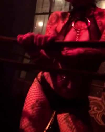 Riae dancing at Bar Sinister