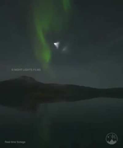 #AtlasV rocket launch &amp;amp; pass through the aurora borealis in Ringvass&oslash;ya, Norway tonight before their mission #Landsat9 🚀🌌 Credit :Night Lights Films - Adrien Mauduit