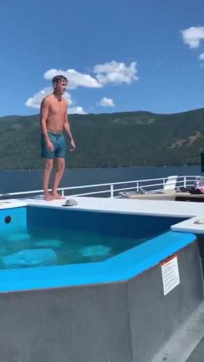 HMFT after I try to jump into a lake