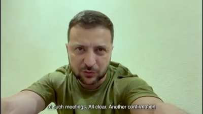 President Zelenskyy: "Today marks the fifth month of a full-scale war. The occupiers were going to capture most of our country on the fifth day, but have to stage such a missile show on the fifth month, which does not change anything strategically for Rus