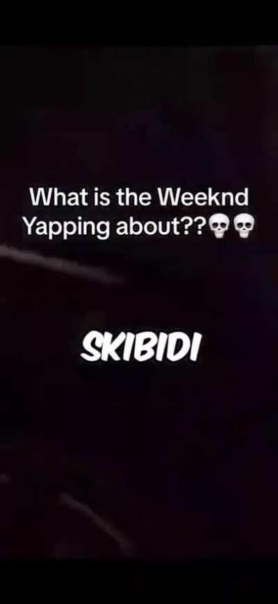 Yuor concert is: damn skibidi rizz 