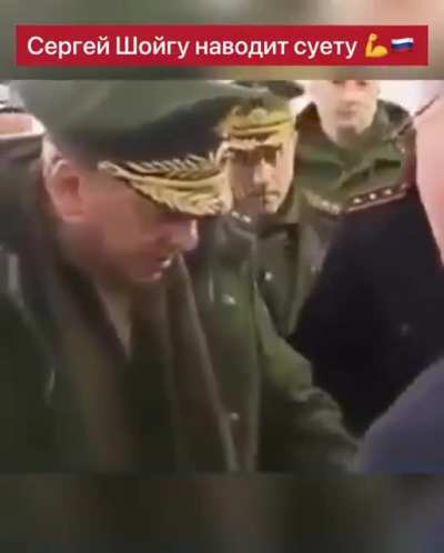 На этот раз наш министр обороны сдержался от рукоприкладства, только матюкнулся :)
