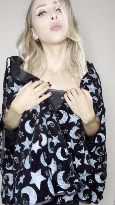 hope you like what i'm hiding under my dress
