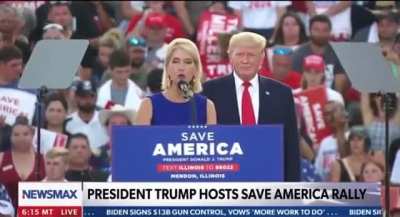 Miller: "President Trump&hellip; I want to thank you for the historic victory for white life"