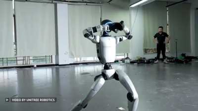 Unitree G1 has learned the "Anti-Gravity" mode