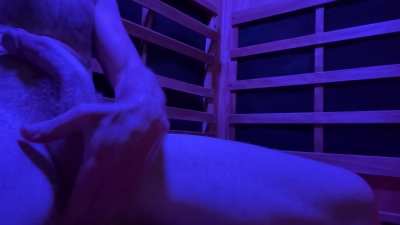 I cant decide if I should cum in the sauna, or keep edging myself all day while I drive my Uber