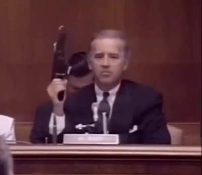 Dark Brandon with a Tec-9 on the Senate Floor (1993)