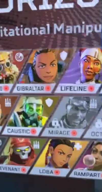 When you use the anime filter on the legends...