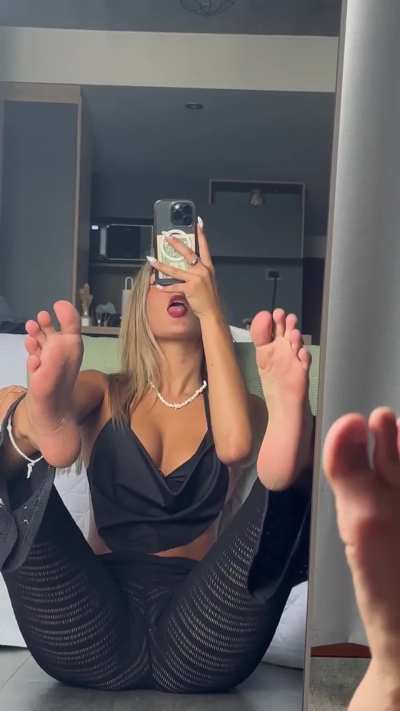 You should lick my delicious feet