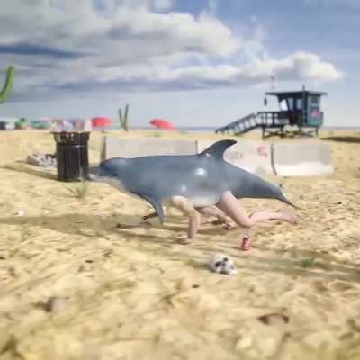 Thanks, I hate photorealistic Baby Shark