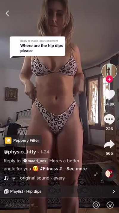 She has the best ass on TikTok prove me wrong