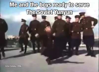 Join me comrades