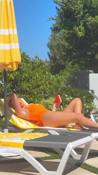Orange Leotard