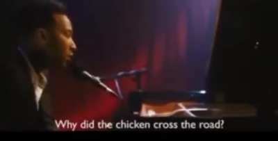 Why did the chicken cross the road?
