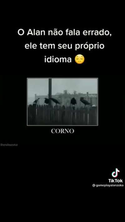 Alan e seu idioma