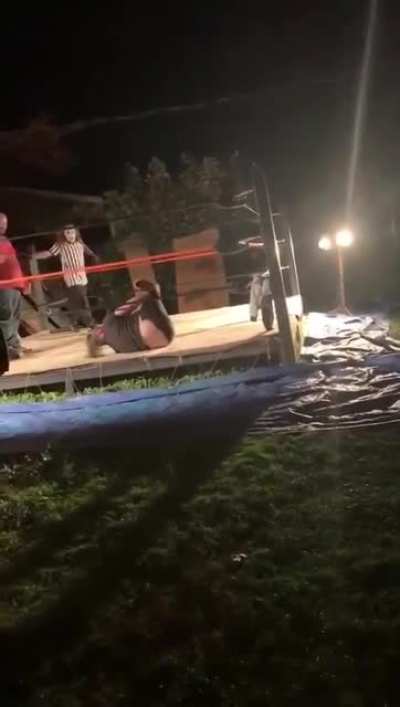 Double leg break wrestling move!